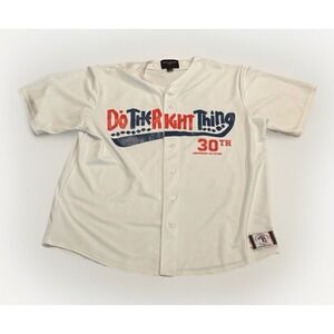 Spike Lee Brooklyn Baseball Jersey Do The Right Thing 30th Annivesary Defend XL